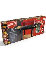 ZÁHRADNÝ GRILOVACÍ KOLESO 85x42x83 cm ČERVENÉ