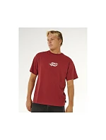 Pánske tričko RIP CURL Medina Inner Vision Spray Tee, červené