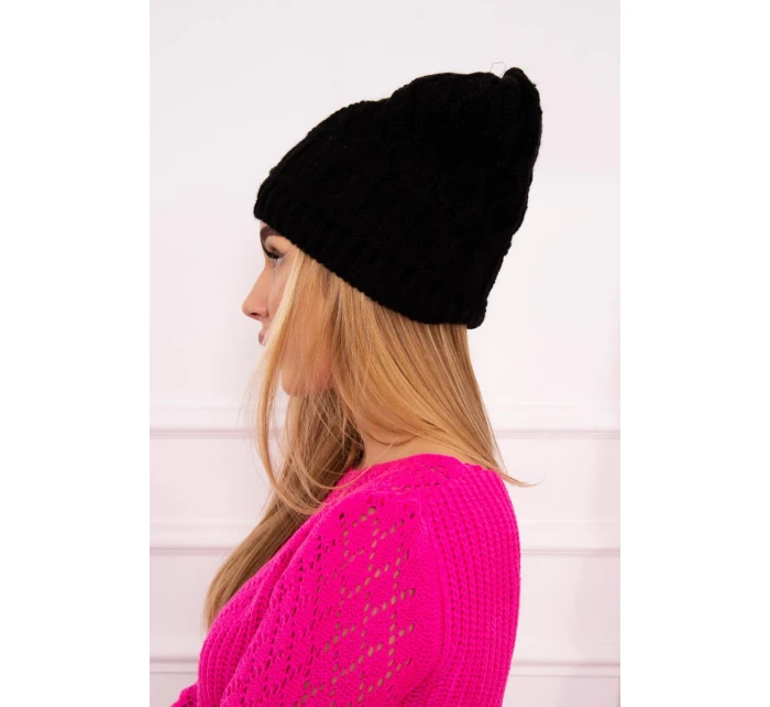 Fleecová čiapka Marta K231 čierna