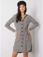 Šaty LK SK 508385 1.94 čiernobielych