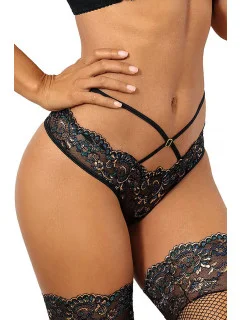 Dámské tanga V-10368 černá - Axami