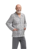 Pánske pyžamo Martel 403 Antoni III dĺžka/r 3XL-4XL pyžamo na zips Pánske pyžamo Martel 403 Antoni III dĺžka/r 3XL-4XL pyžamo na zips