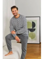 Pánské pyžamo model 21398108 dark grey - Doctornap Pánské pyžamo model 21398108 dark grey - Doctornap