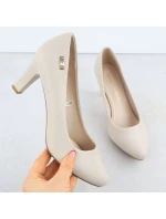 Dámské lodičky na podpatku s pásky Sergio model 21906139 - LEONE