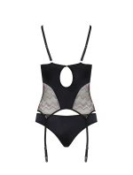 Korzet Casmir Lagerta farba:čierna