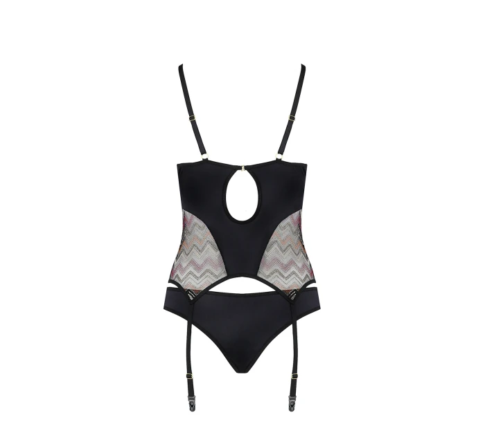 Korzet Casmir Lagerta farba:čierna