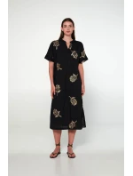 šaty s krátkými rukávy model 19697469 - Vamp šaty s krátkými rukávy model 19697469 - Vamp