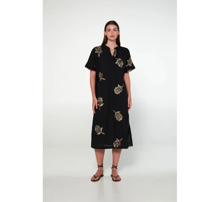 šaty s krátkými rukávy model 19697469 - Vamp šaty s krátkými rukávy model 19697469 - Vamp