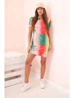 Dámske šaty bez ramienok s ozdobnými sponami béžovej farby