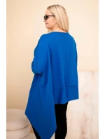 Dámská tunika Plus Size z bavlny s asymetrickým spodním lemem model 21808713 - K-Fashion