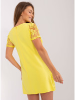 Sukienka LK SK 1143.63P żółty
