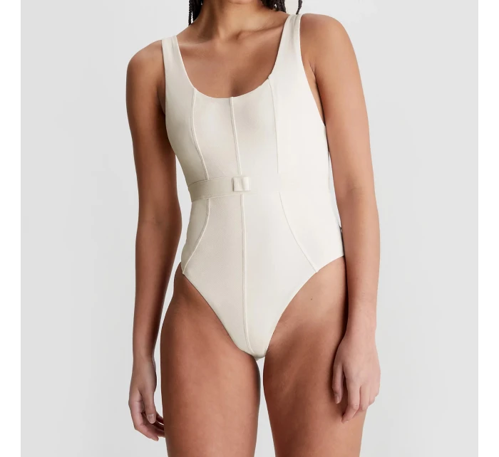 Dámské jednodílné plavky Monogram Rib model 20946454 - Calvin Klein Dámské jednodílné plavky Monogram Rib model 20946454 - Calvin Klein