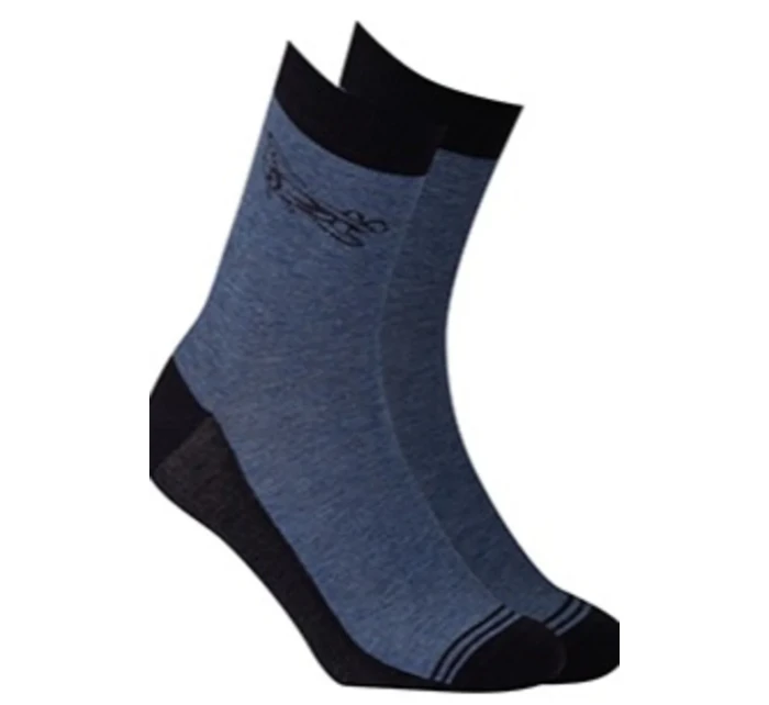 CHLAPČENSKÉ VZOROVANÉ PONOŽKY 11-15 ROKOV W019