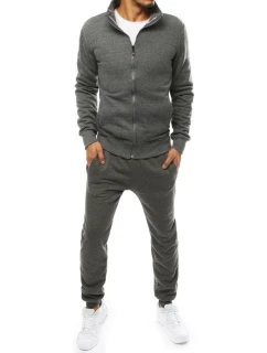 Pánska antracitová tepláková súprava FashionStreet AX0230