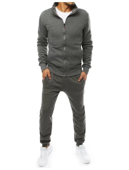 Pánská antracitová tepláková souprava Dstreet model 21962268 - FashionStreet Pánská antracitová tepláková souprava Dstreet model 21962268 - FashionStreet