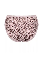 SLOGGI GO CRUSH - 3× vysoko strihané tangá z organickej bavlny Sloggi