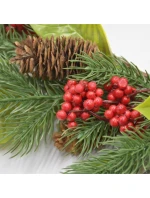 SLÁVNOSTNÉ DEKORATÍVNE GIRLANDY PU ZDOBENÉ 43CM