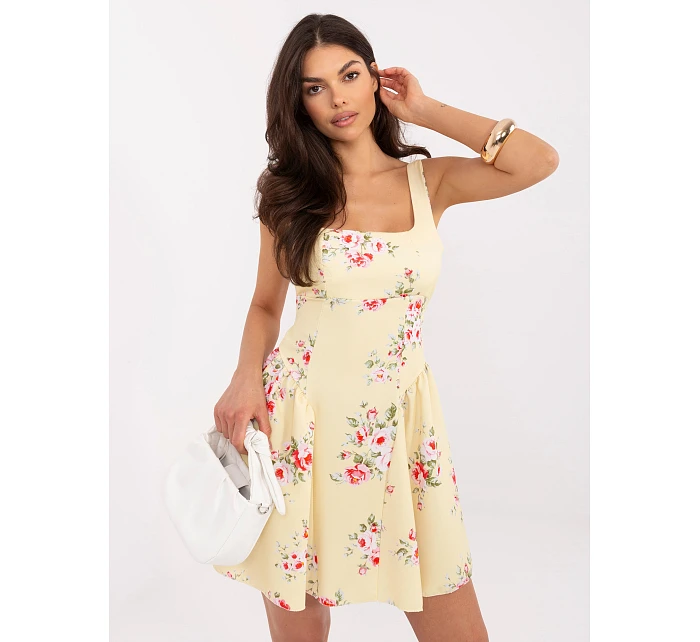 Sukienka MI SK model 22120781 jasny żółty - FPrice