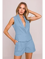 M859 Džínsová vesta - svetlomodrá