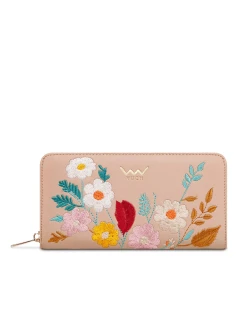 Dámska peňaženka Vuch Nightie Nicci Flowers Beige