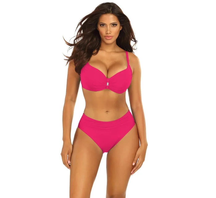 Dámske dvojdielne plavky Fashion 27 S940SV1-2d tm.ružové- Self
