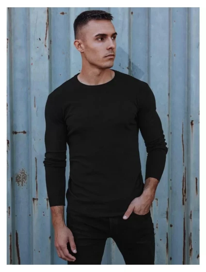 Pánsky sveter wx2226 čierny - DStreet Pánsky sveter wx2226 čierny - DStreet