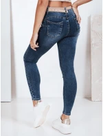 Dámske skinny džínsy modré FashionStreet UY2791
