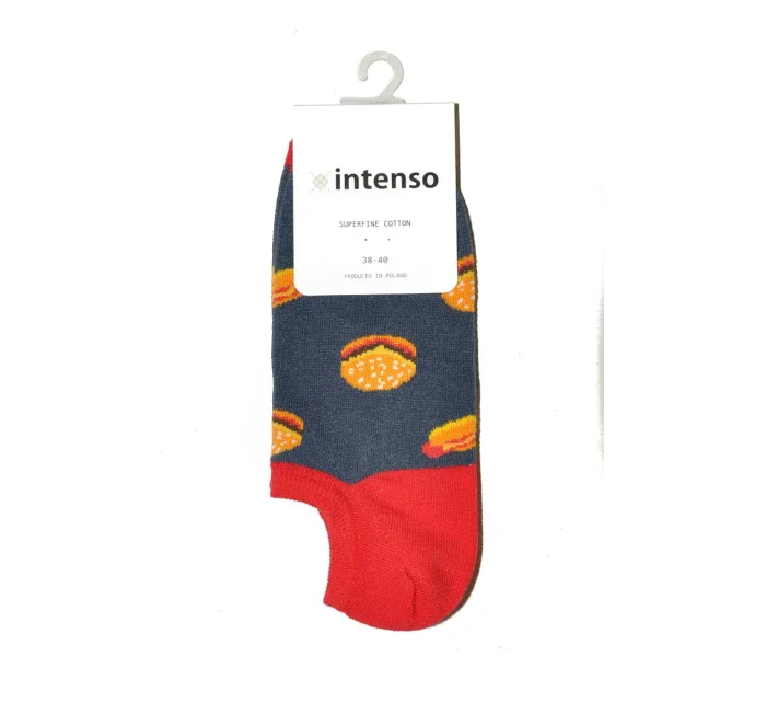 Dámske vzorované ponožky Intenso 1818 Cotton 35-40