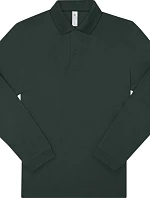 B&C My Polo 180 LSL Piqué – polokošeľa s dlhým rukávom 01.U425 tmavý les