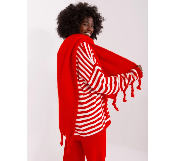 Szalik AT SZ model 19341570 czerwony - FPrice