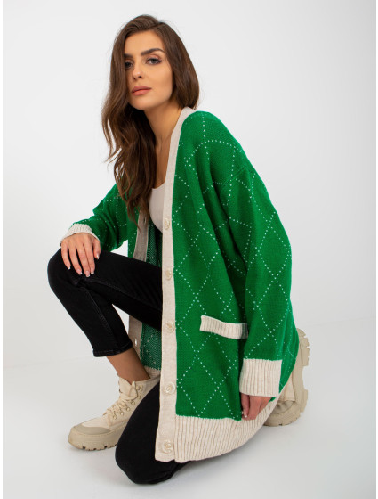 Dámsky sveter LC SW 0258 zelený