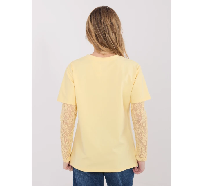 Blúzka MI BZ 4227.61 svetložltá Blúzka MI BZ 4227.61 svetložltá