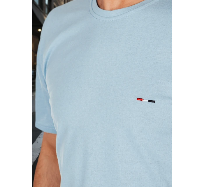 Pánske vyšívané tričko modré FashionStreet RX5639 Pánske vyšívané tričko modré FashionStreet RX5639