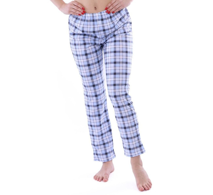 Dámské pyžamové kalhoty model 18399834 světle modré - Regina
