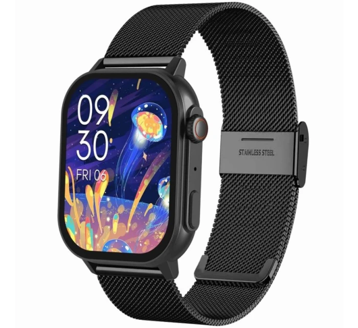 Dámske inteligentné hodinky GRAVITY GT15-12 Navy Blue Silicone Strap + Black Bracelet Dámske inteligentné hodinky GRAVITY GT15-12 Navy Blue Silicone Strap + Black Bracelet