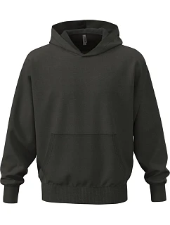 Next Level Apparel N 9307 Ťažká unisex mikina s kapucňou v oversize štýle 08.9307 grafitovo čierna