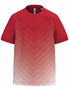 Kariban ProAct PA 4048 Detské športové tričko s farebným prechodom 20.4048 sporty red