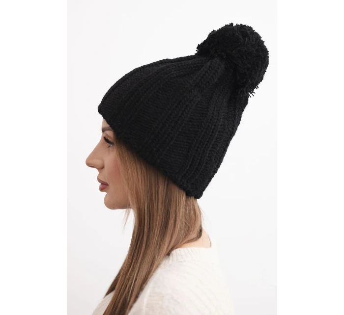 Čiapka s fleecom Idalia K284 čierna