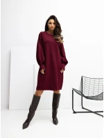 Sukienka RV SK model 21777640 bordowy - FPrice