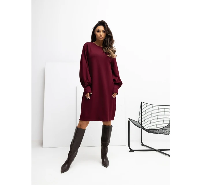 Sukienka RV SK model 21777640 bordowy - FPrice