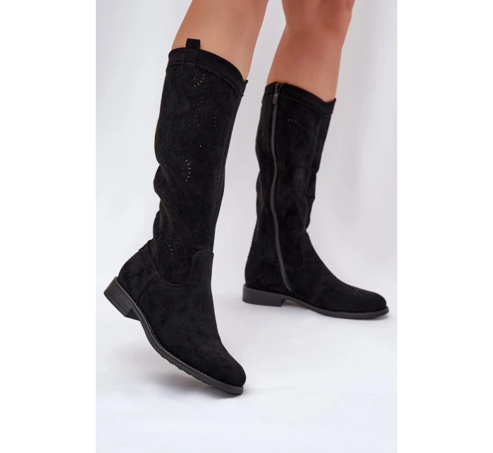 Dámské kozačky / Černá  model 21083098 - S.Barski