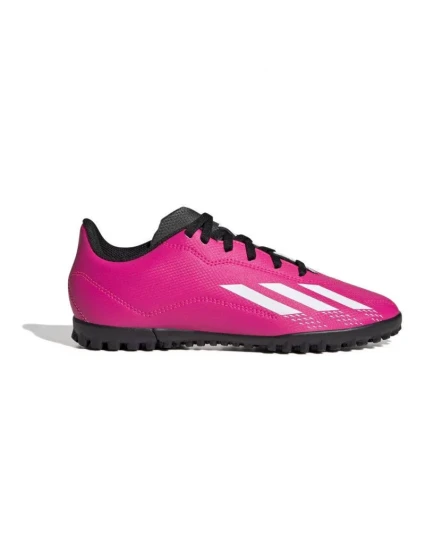 Detská športová obuv Futbalová obuv X Speedportal.4 TF Jr GZ2446 Neon Pink - Adidas