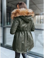 Dámská zimní bunda parka zelená Dstreet model 21971447 - FashionStreet