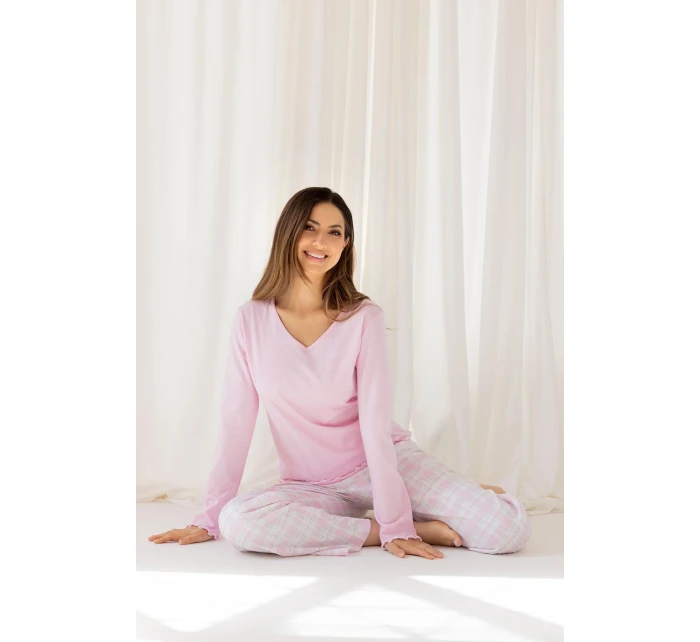Pyžamo model 21220331 long/r 2XL Z25/26 dámské - Regina Pyžamo model 21220331 long/r 2XL Z25/26 dámské - Regina