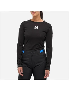 Dámské tričko MILLET Trilogy Wool Ts Ls W, černé