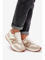 Dámské Sportovní Boty Na Platformě Béžové model 21686217 - Boto Dámské Sportovní Boty Na Platformě Béžové model 21686217 - Boto