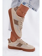 Dámské tenisky Big Star TT274759 Béžové