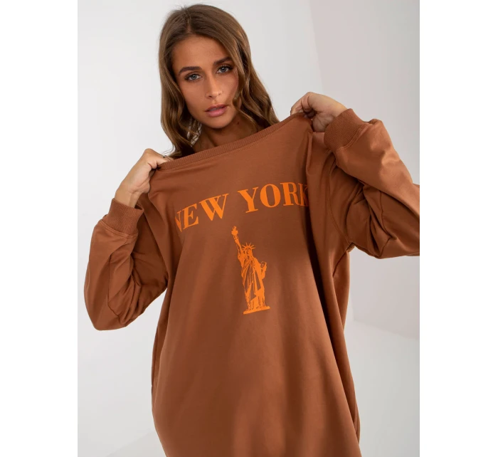 Mikina VI BL 3212.15X svetlo hnedá