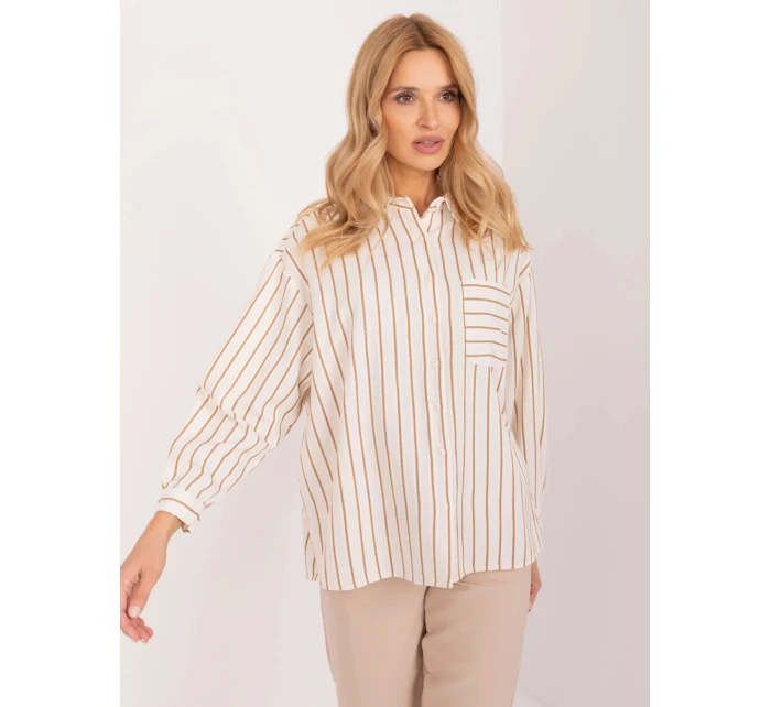 Košeľa BP KS 1148.12 béžová - FPrice Košeľa BP KS 1148.12 béžová - FPrice