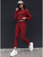 Dámské tepláky FITS bordó Dstreet model 21982287 - FashionStreet
